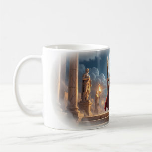 Café Soldado del Amor Taza de Mujer Guerrera Romana