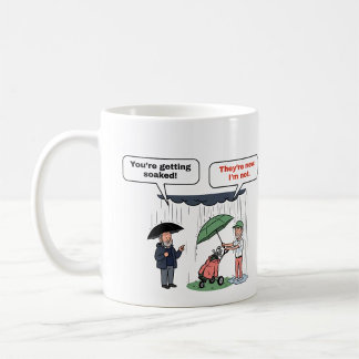Café Son nuevos, yo no: divertida taza de golf