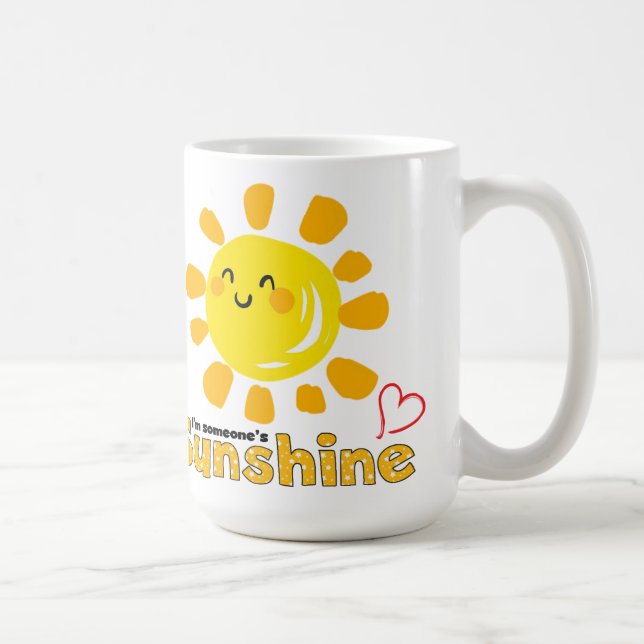 Café Soy la taza de sol de alguien (Derecha)