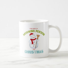 Café Soy solamente una persona de la mañana en la taza
