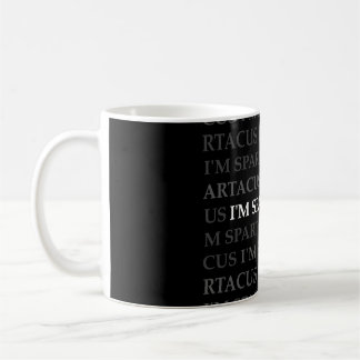 Café Soy taza de Spartacus