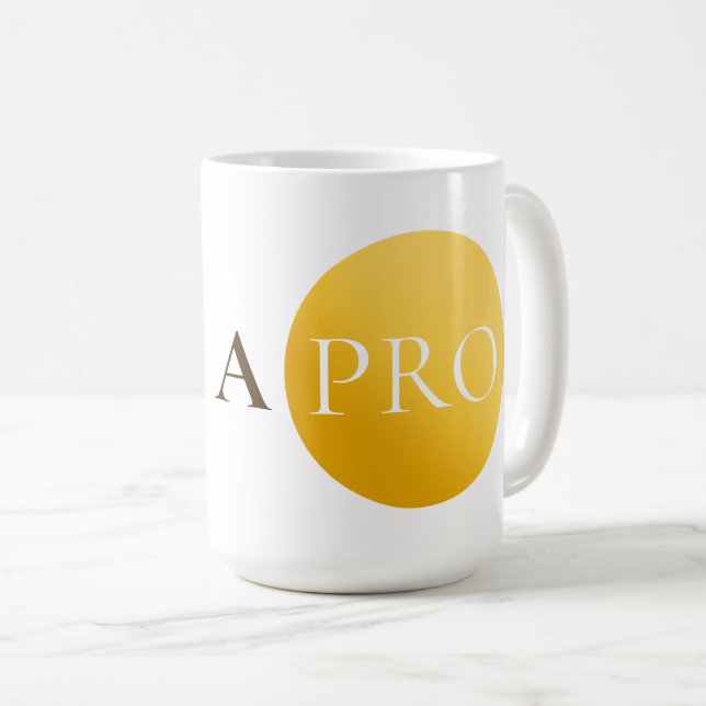 Café SOY UN PROFESIONAL | Taza Motivacional de Círculo  (Anverso derecho)