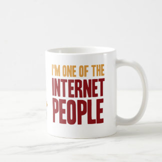 Café Soy uno de la taza de la gente del Internet