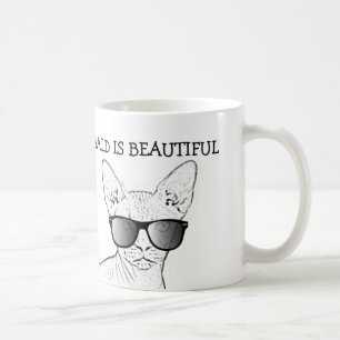 Café SPHYNX, tazas calvas, bello