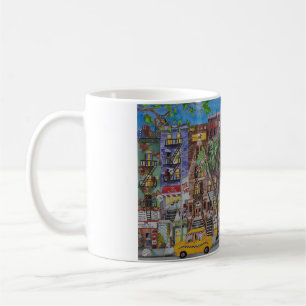 Café St. Las marcas colocan, taza de NYC