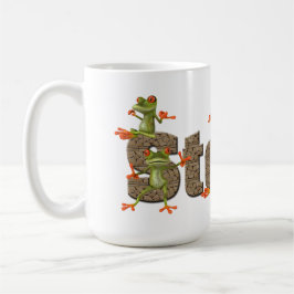 Café Steve y taza de las ranas