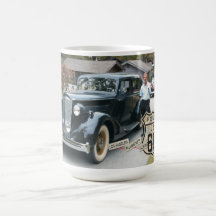 su taza de la ruta 66 de la imagen