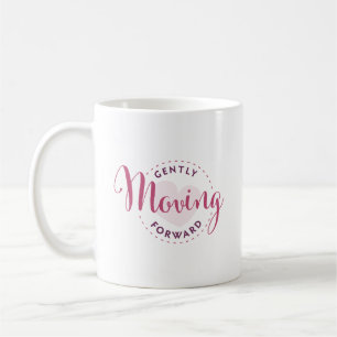 Café Suavemente mudanza adelante de la taza