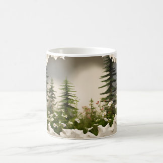 Café Sublimación del ajuste de la taza de bosque de sec