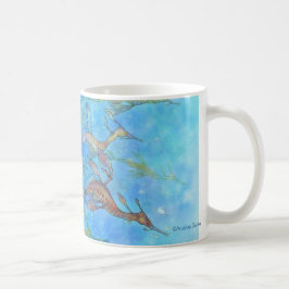 Café Sueño en la taza de las mareas del Aquamarine