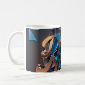 Café "Sueño grande, duro de rizo - moderna taza Inspira