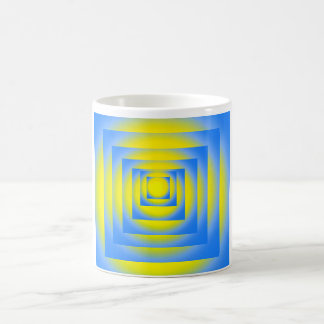 Café Sun solar que mira la taza de la taza