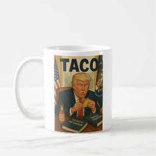 Café taCO Trump taza de café.