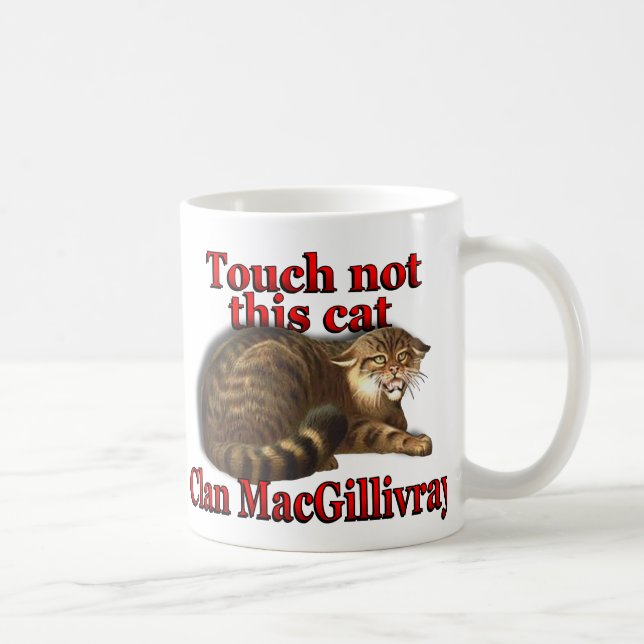 Café Tacto de MacGillivray del clan no esta taza del (Derecha)