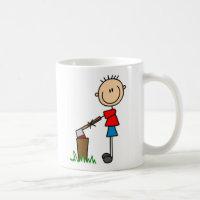 Tajar la taza que acampa de madera