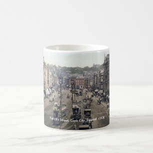 Café Tape la taza de Irlanda con corcho de la ciudad,
