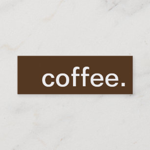 café. tarjeta de fidelización
