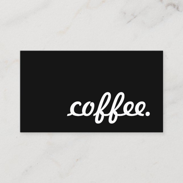 café. tarjeta de sacador de la lealtad (Anverso)