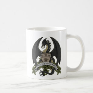 Café Taza 11oz del escudo de los dragones de Stonefire