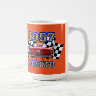 Café Taza 1957 del naranja de Desoto Firelite