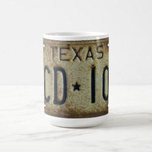 Café Taza 1973 de la placa de Tejas