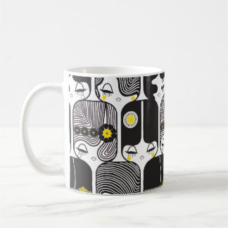 Café taza 1 de las muñecas del deco