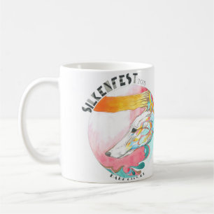 Café Taza 2015 del logotipo de Silkenfest