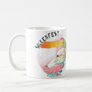 Café Taza 2015 del logotipo de Silkenfest