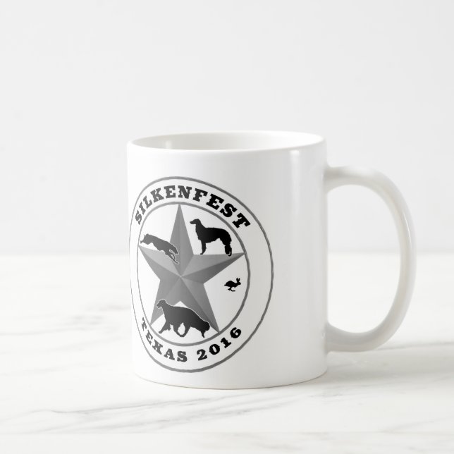 Café Taza 2016 del logotipo de Silkenfest (Derecha)