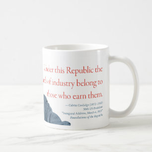 Café Taza #20 "recompensas de Calvin Coolidge de