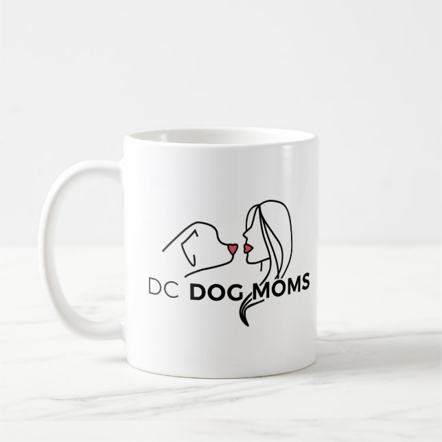Café Taza 2 de las mamáes del perro de DC (Izquierda)