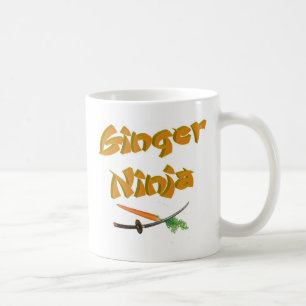 Café Taza 2 de Ninja del jengibre