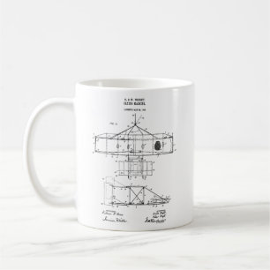 Café Taza #2 del aeroplano de los hermanos de Wright