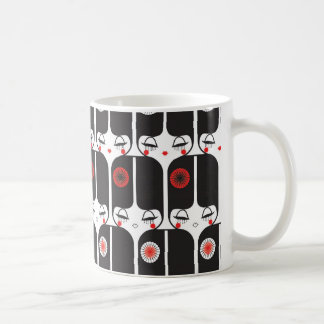 Café taza 3 de las muñecas del deco