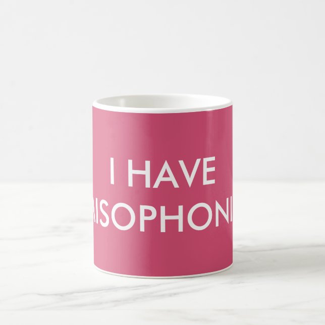 Café Taza 3 de Misophonia - rosa (Centro)