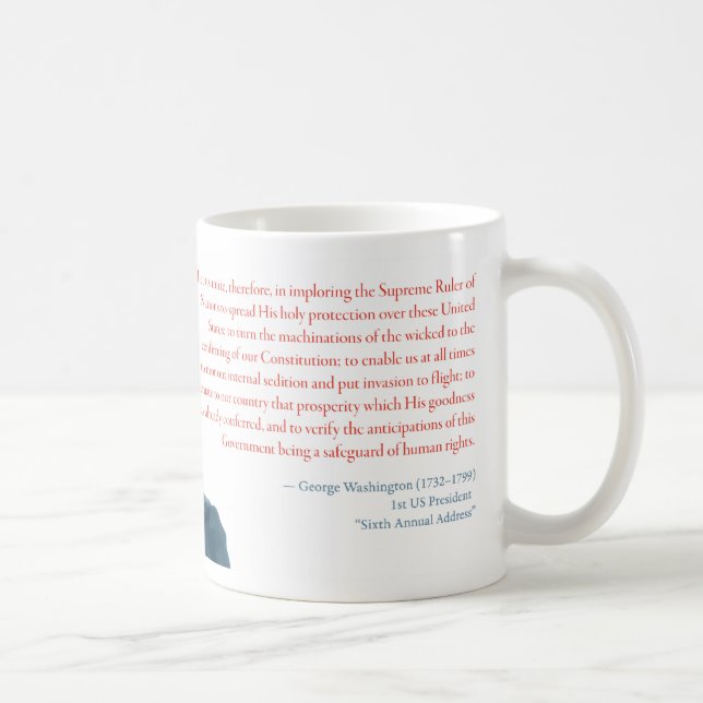 Café Taza #8 de George Washington (Derecha)