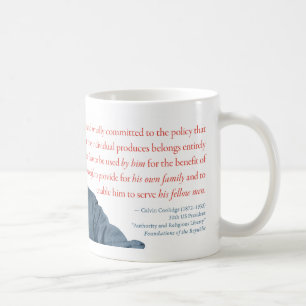 Café Taza #8 "propiedad personal " de Calvin Coolidge