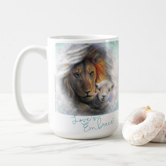 Café Taza "Abrazo de Amor" (Con donut)