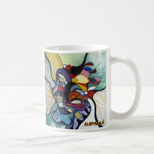 Café Taza abstracta de Alemshah - subacuática (Derecha)