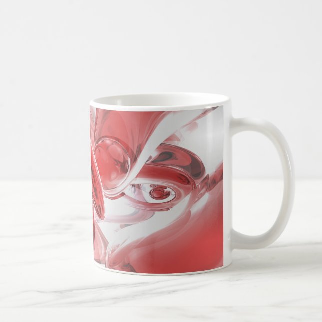Café Taza abstracta de la coagulación (Derecha)