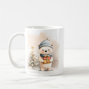 Café Taza Acogedora de Osito, Regalo de Invierno