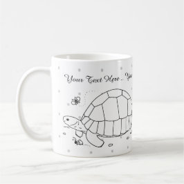 Café Taza adaptable de la tortuga de la reja de arado