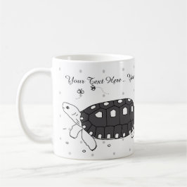 Café Taza adaptable de la tortuga de Redfoot