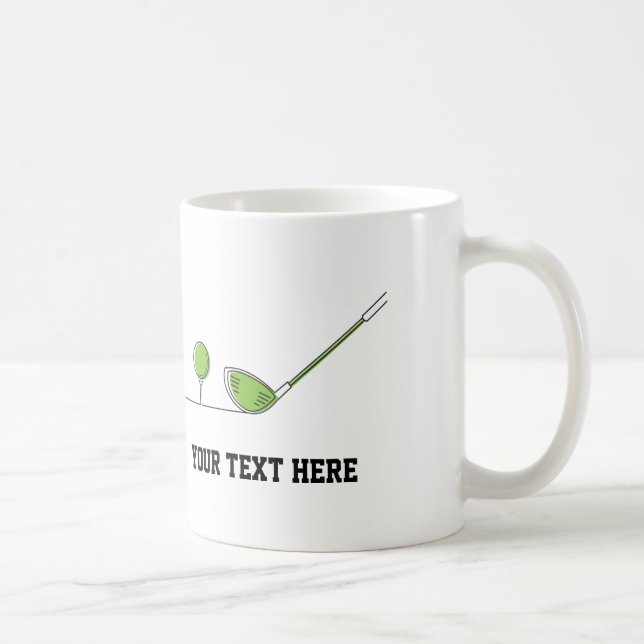 Café Taza adaptable de los amantes del golf (Derecha)
