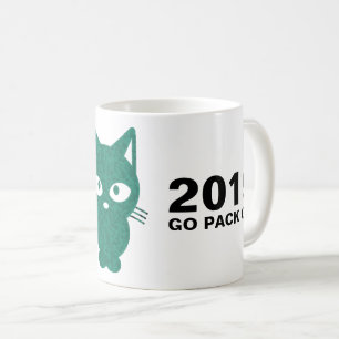 Café Taza adaptable del gato de los embaladores