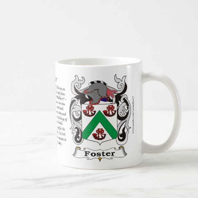 Café Taza adoptiva del escudo de la familia (Derecha)