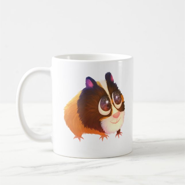 Café Taza adorable con conejillo de indias (Izquierda)