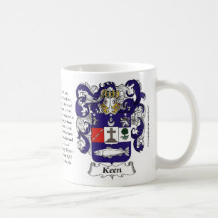 Café Taza afilada del escudo de armas de la familia