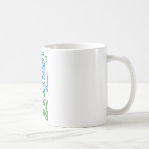Café Taza afortunada de la obra clásica del perro