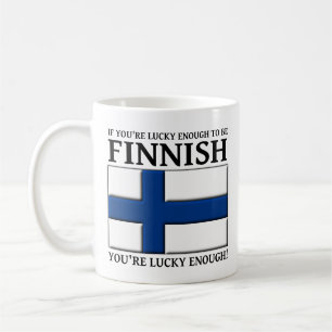 Café Taza Afortunado De Ser Finlandés